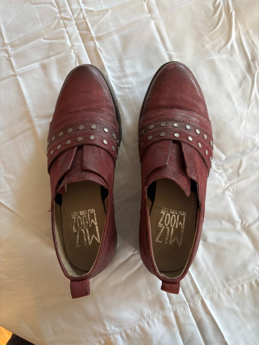 MIZ MOOZ Burgundy Women's Leather Shoes size 6.5